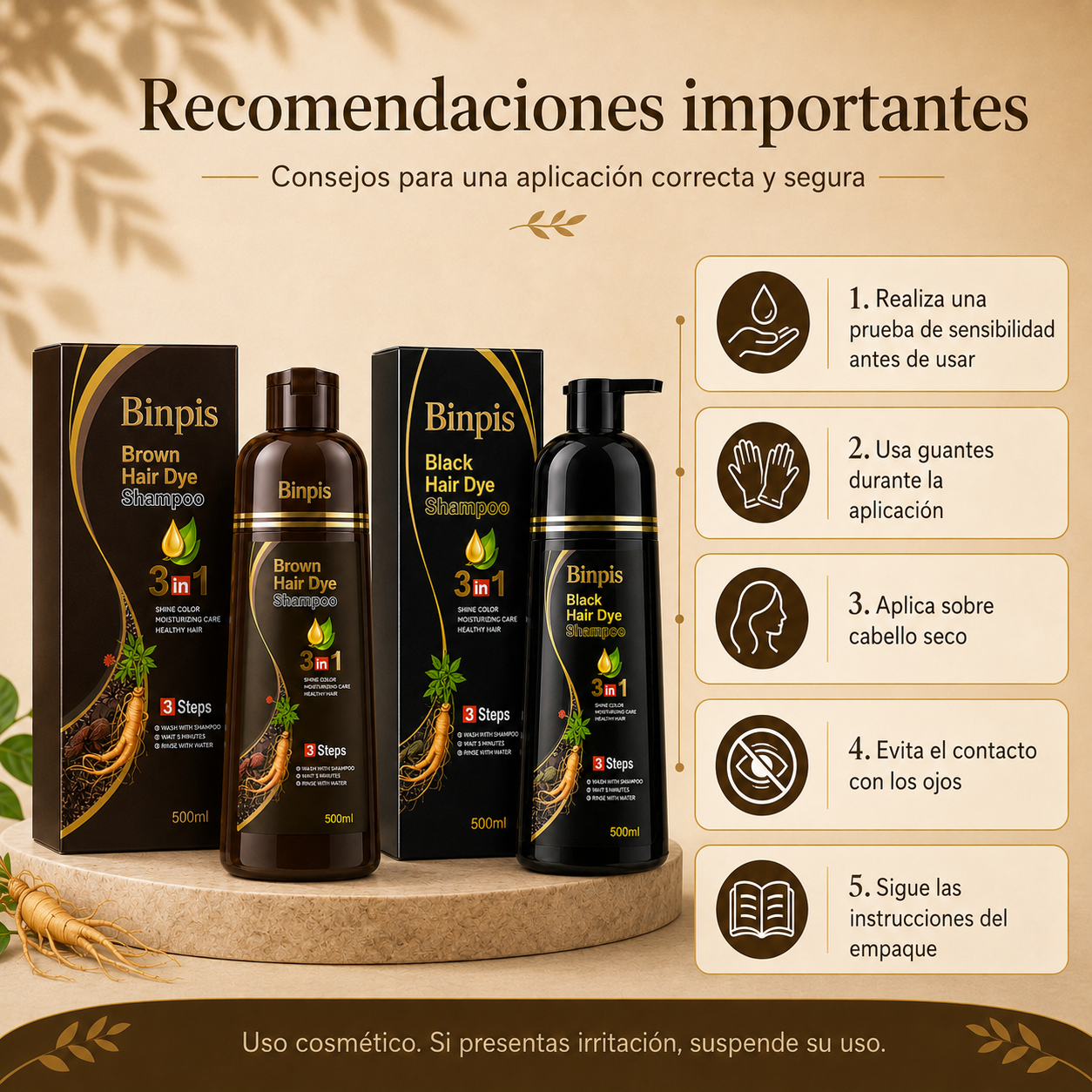 Shampoo Cubre Canas | 500 ml